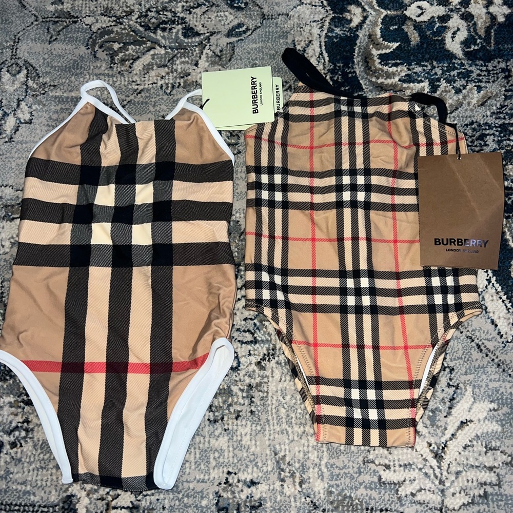 NWT Burberry Girls Swimsuit | Size 2 girls